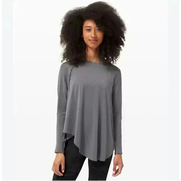 LULULEMON NEW LIFTED BALANCE LONG SLEEVE top size 2 - Picture 1 of 6
